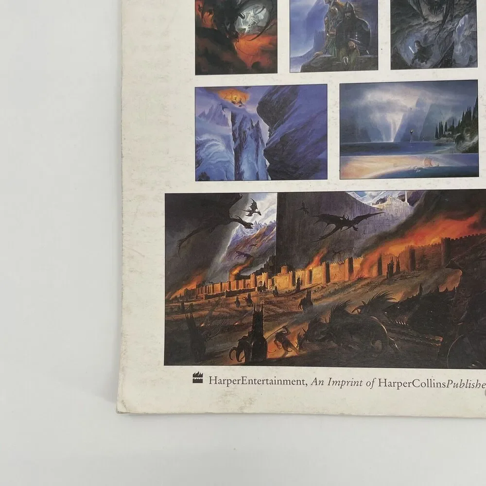 Lord of the Rings 2001 Tolkien Wall Calendar Illustrated John Howe LOTR 12